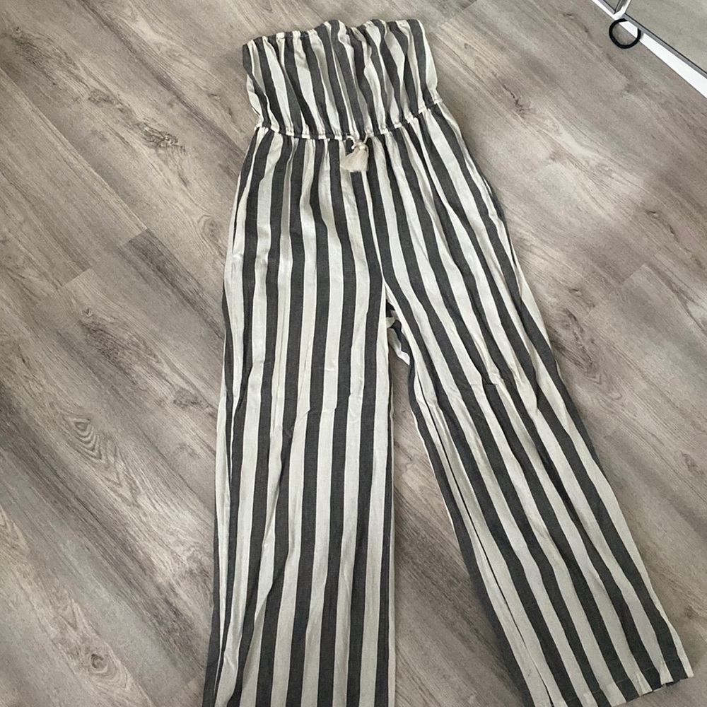 Strapless jumpsuit